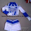 2017 Spandex Cheerleading Uniformes de manga larga